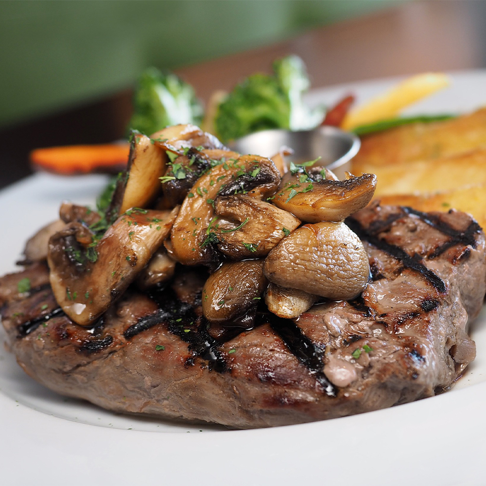 Sirloin with Mushrooms